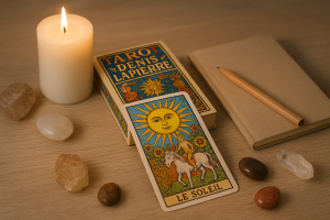 Image de couverture pour l’article "Approfondir votre spiritualité avec le tarot denis lapierre"