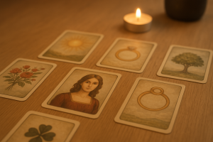 Image de couverture pour l’article "Découvrez comment le tarot Lenormand guide votre quête spirituelle"
