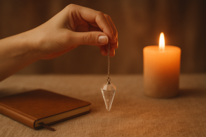 Image de couverture pour l’article "Comment utiliser le pendule oui non amour pour éclairer votre cœur"
