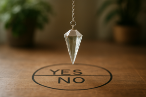 Image de couverture pour l’article "Utiliser un pendule oui non pour guider vos choix spirituels"