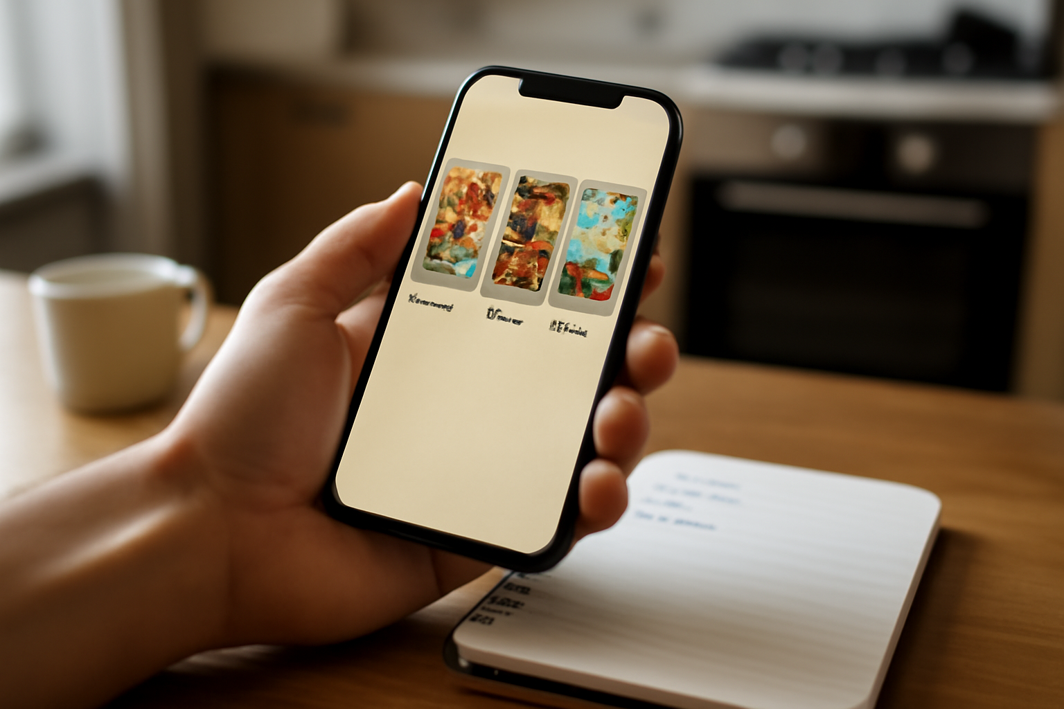 tirage guidé tarot sur écran pour divination en ligne gratuite