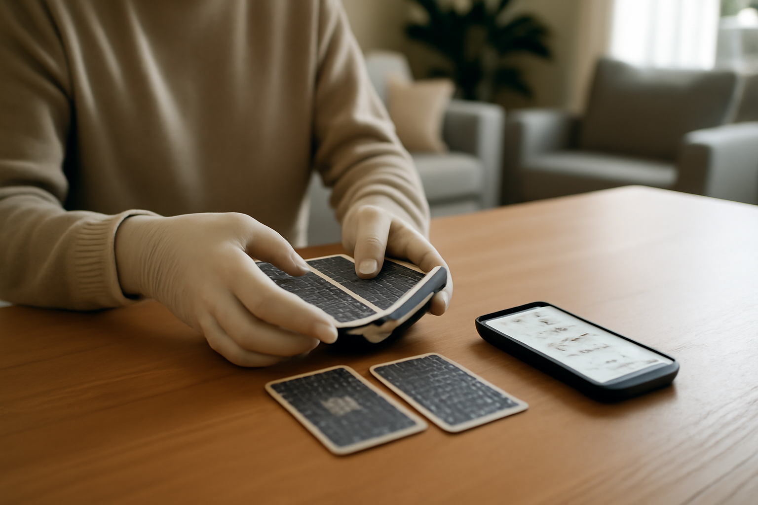 tarot lenormand avenir gratuit tirage en ligne sur table avec cartes